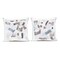 Stupell Industries Scattered Neutral Shapes 2pc Outdoor Printed Throw Pillow Set Design by Melissa Wang, 18 x 7 x 18